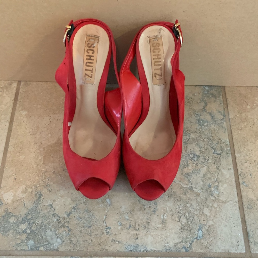 Schultz block heel sandal